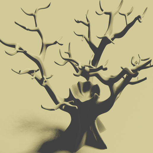 Jewelry tree 3D model