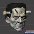frankenstein_cosplay_mask_3dprint_file_08.jpg Frankenstein Cosplay Mask - Monster Halloween Helmet