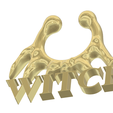 septum_fem_jewel_44_witch-v2-04.png fake nose hook FAKE PIERCING WITCH Female Septum Barbaella male Non-Piercing Body Jewellery Weight femJ-44 3d print cnc