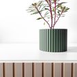 misprint-9669.jpg The Zelno Planter Pot with Drainage | Tray & Stand Included | Modern and Unique Home Decor for Plants and Succulents  | STL File