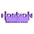 BlackWhite - Horizon Forbidden West.stl 3D MULTICOLOR LOGO/SIGN - Horizon, Horizon: Zero Dawn, Horizon: Forbidden West (3 Pack)