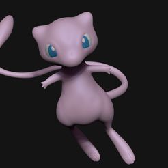 Mew-pronto-1.jpg Download OBJ file Mew(with cuts and as a whole) • 3D printer object, erickantunesxd123