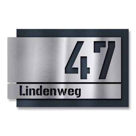 🏠 Custom House Number – Send Your Address , Your picture (STL . dxf ...