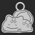 chibi-sleeping-bulba-cults-2.jpg Pokemon Chibi Sleeping Bulbasaur Keychain ( EASY PRINT NO SUPPORTS)