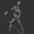 00555.jpg Hockey player figure STL, ready for 3D printing, Movie Characters , Games, Figures , Diorama 3D