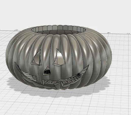 Jack O'Lantern 3D model preview