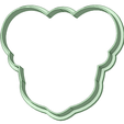 Contorno.png Mickey cara 1 safari cookie cutter