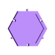hextile.stl Baldosas hexagonales encajables para juegos de mesa, Dragones y Mazmorras, mapas, etc.