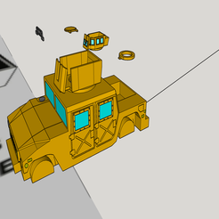 humg2.png Free 3D file humvee for wargaming・3D printing design to download