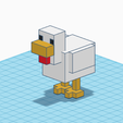 Minecraft-Chicken.png Minecraft Chicken - Correctly scaled 3D design