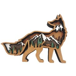 Fox-3.jpg Christmas Fox Ornament - Instant Download - Laser Cut Files for Cricut, Glowforge, and More!