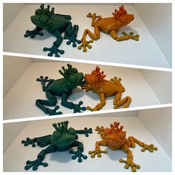 Flexi Print-in-Place Frog Prince and Princess