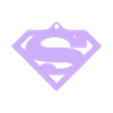 Super Man Logo 5mm T.STL SuperMan Logo Stl File