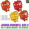 Joshua-Bardwell-QAVS-GH11-Mini-30-Degree-Mount-2.jpg Lumenier QAV-S Joshua Bardwell Gopro Hero 11 Mini Mount 30 Degree