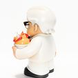 0008.jpg White Colonel Sanders The Chicken Father KFC toy