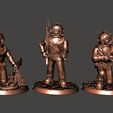 diverpart.JPG 28mm Sci Fi Deep Sea Diver with Harpoon Gun & Knife