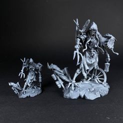 photo5807918914301179329.jpg STL file Haunted Scarecrow 75mm and 32mm pre-supported・Model to download and 3D print