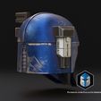 10005-1.jpg Heavy Mandalorian Helmet - 3D Print Files