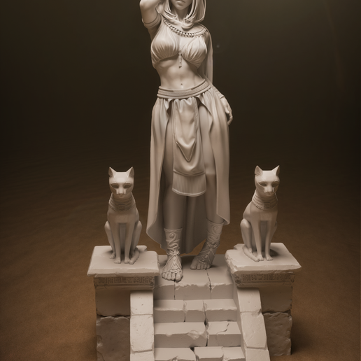 Clay.png Cleopatra 3D Print
