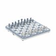 9.jpg Easy Print Chess Board - Simple Portable Chess Board - Printable 3d model - STL files