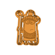 model.png Despicable Me, Minions (3)  CUTTER AND STAMP, COOKIE CUTTER, FORM STAMP, COOKIE CUTTER, FORM