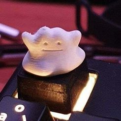 20201221_181804.jpg Free STL file Ditto MX Cherry keycap・Model to download and 3D print