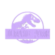 jurassic_joined_theet.stl Jurassic Park Logo