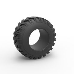 1.jpg 3D file Diecast offroad tire 93 Scale 1:25・3D print model to download