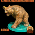 Your-paragraph-text-89.png The Raging Beast : 50mm Bear Monster Mini, Grizzly Bear, or Wild Shape Druid Form for D&D 5e (Pre-Supported)