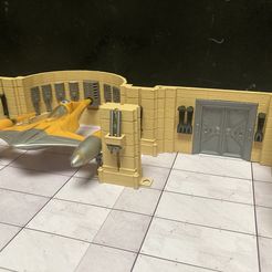 IMG_1333.jpg Star Wars Diorama Theed Hangar für die Action Fleet Kollektion