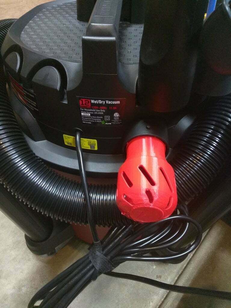 Download free STL file Craftsman XSP Shop Vac Muffler • 3D printer