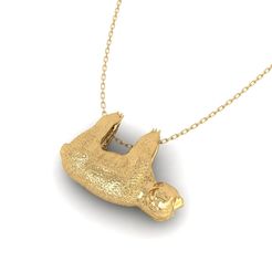 1.jpg 3D file Sloth Bear Pendant P 063・Model to download and 3D print