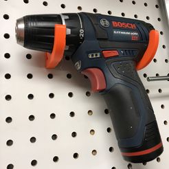 2018-09-07_18.42.06.jpg Fichier STL gratuit Porte-foret Pegboard・Modèle à télécharger et à imprimer en 3D