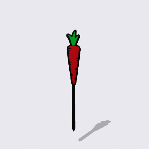 carrot seedling marker
