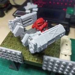 IMG_20230228_191419_106.jpg STL file Halo Mega Construx Rocket Launcher Warthog Modification・Model to download and 3D print