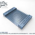 Render-STL-MKU-024-001-A.png 1/24 Scale Spark Plug Boots (Straight) x 100 (Supported) - STL (Digital download)