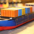 Cargo Ship Marauda_1.JPG STL file Cargo Ship Marauda & Container・Model to download and 3D print