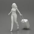 3DG-0007.jpg Fichier 3D 2 Femme d'affaires en chemise et pantalon tirant une valise marchant dans un terminal d'aéroport・Objet imprimable en 3D à télécharger