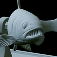 Rainbow-trout-trophy-42.png rainbow trout / Oncorhynchus mykiss fish in motion trophy statue detailed texture for 3d printing