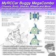 MRCC_Buggy-MegaCOMBO_15.jpg MyRCCar OBTS Buggy Mega COMBO, including Chassis, Body, Shocks, Wheels, HEX, and Motor Pinions