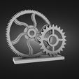 Вecorative-figurine-of-gears-render.png Decorative figurine of gears