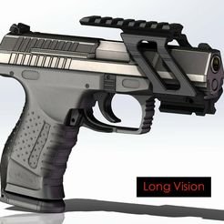 Tactical-Pistol-Scope-Sight-Mount-Long-vision.jpg QINGWUKU (QWK)  P99 Gel Pistol Tactical Parts [1 OF 2]