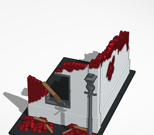 Military diorama for 1/18 scale