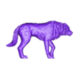 WOLF_OBJ.OBJ Archivo STL Lobo・Diseño de impresora 3D para descargar