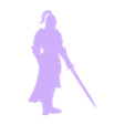 fantasy warrior 2.stl Fantasy Warrior Silhouette 2