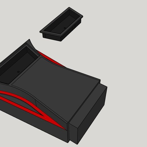 Additional and replacement module for Tunnel sim racing 3D model preview