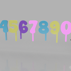 cumple.png Fichier 3MF Kit Feliz Cumpleaños toppers・Design pour imprimante 3D à télécharger