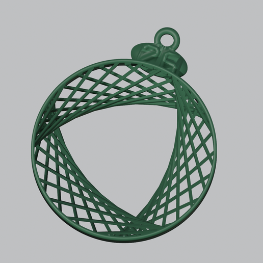 Christmas String Art Ornament 04 - Integrated 26 Date Cap