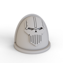 Iron-Warriors-1.png Shoulder Pad for MKIV Power Armour (Iron Warriors)