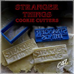 C47_3D Stranger Things Cookie Cutter